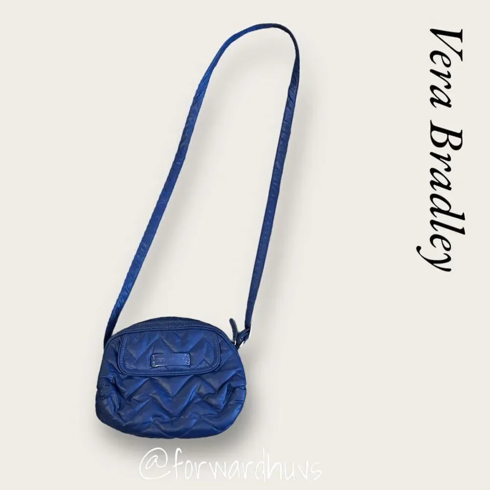 Vera Bradley Blue Quilted Crossbody Bag - Stylish and Practical